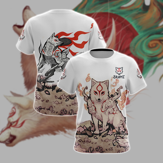 Okami New Unisex 3D T-shirt T-shirt