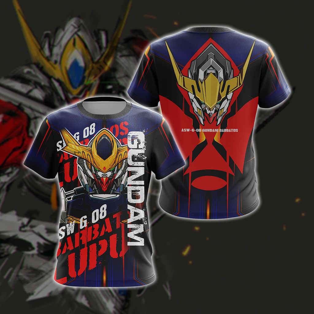 Gundam Barbatos Unisex 3D T-shirt T-shirt