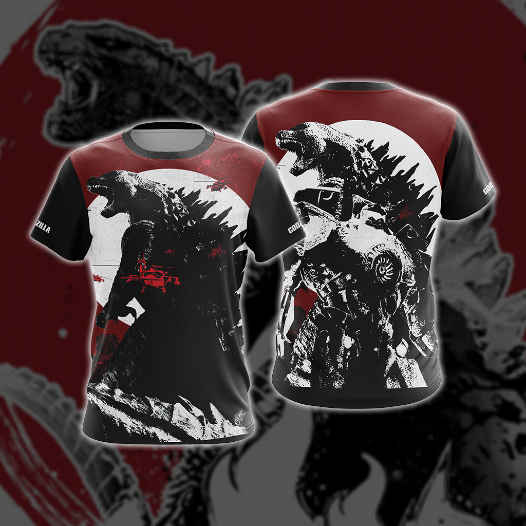 Godzilla New Unisex 3D T-shirt T-shirt