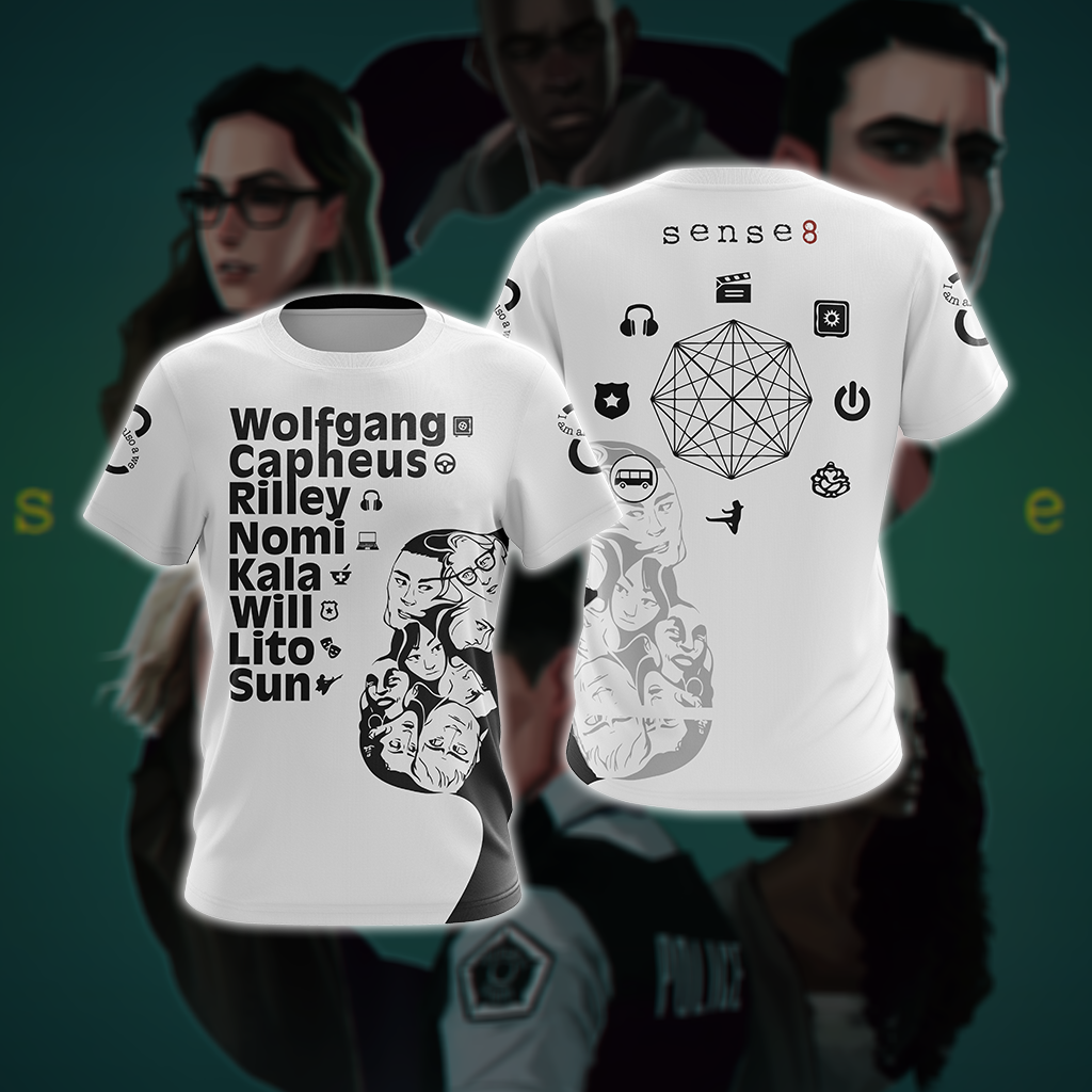Sense8 New Style Unisex 3D T-shirt T-shirt