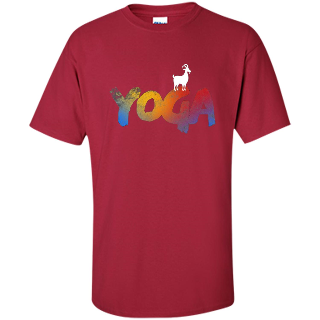 Love Goat Yoga T-shirt Yoga T-shirt Cardinal