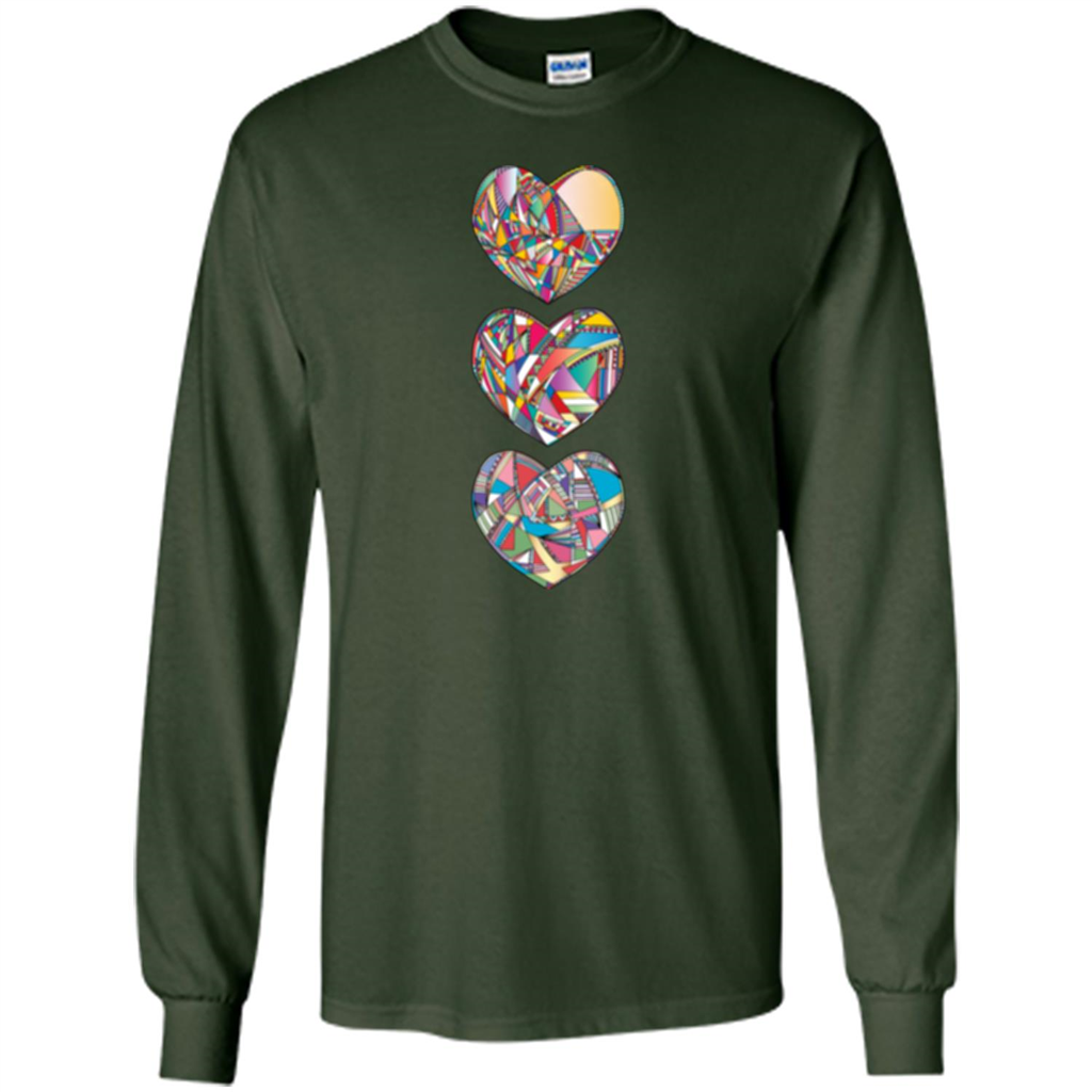 Hearts T-shirt Forest Green