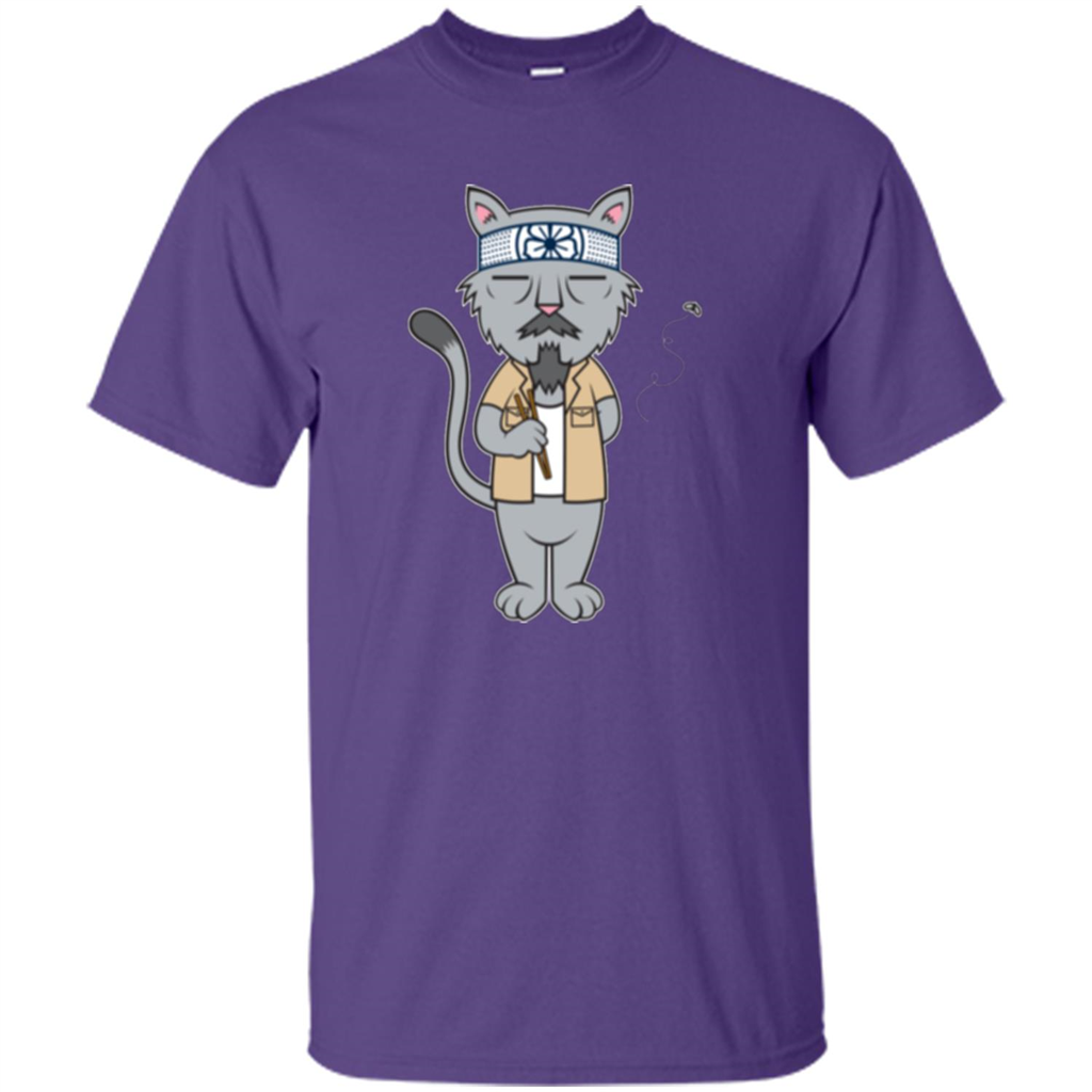 Mr.Meowgi T-shirt Purple