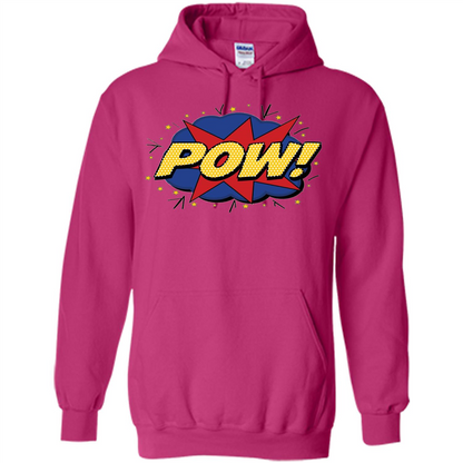 POW Comic Book Bubble T-shirt Heliconia