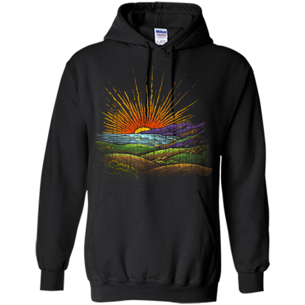 Sunrise In The Morning T-Shirt Black