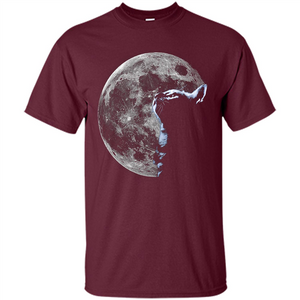 Cat Lover T-shirt Cat And Moon