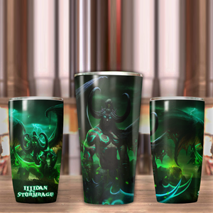 Illidan Stormrage World Of Warcraft Video Game Insulated Stainless Steel Tumbler 20oz / 30oz