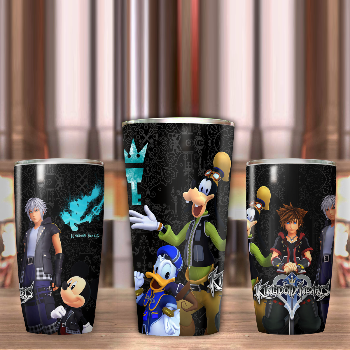 Kingdom Hearts Video Game Insulated Stainless Steel Tumbler 20oz / 30oz
