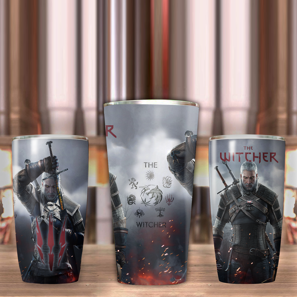 The Witcher Video Game Insulated Stainless Steel Tumbler 20oz / 30oz