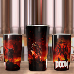 Doom Video Game Insulated Stainless Steel Tumbler 20oz / 30oz   