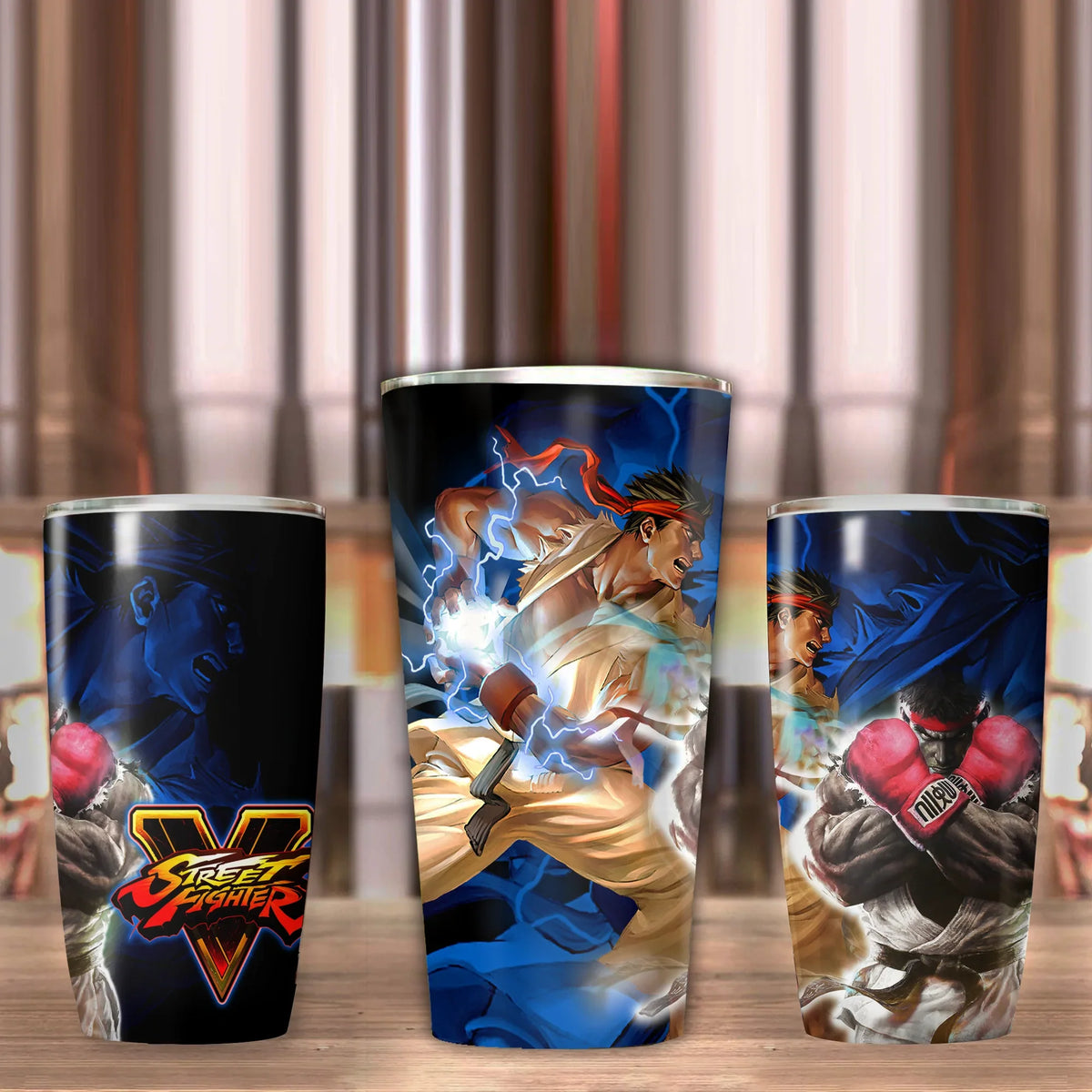 Street Fighter Video Game Insulated Stainless Steel Tumbler 20oz / 30o -  WackyTee