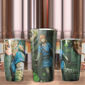 Link The Legend of Zelda Video Game Insulated Stainless Steel Tumbler 20oz / 30oz   