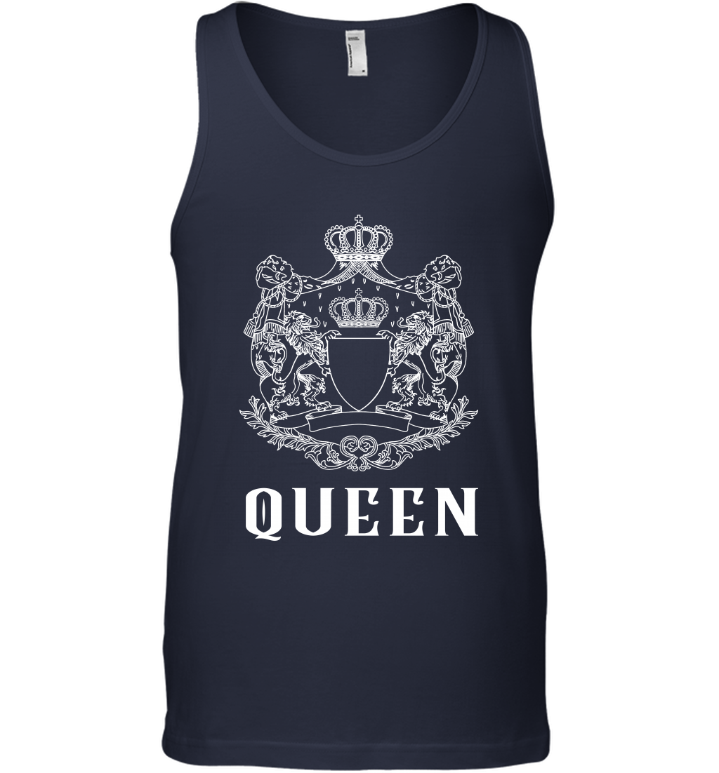Queen Shirt Tank Top Tank Top Navy