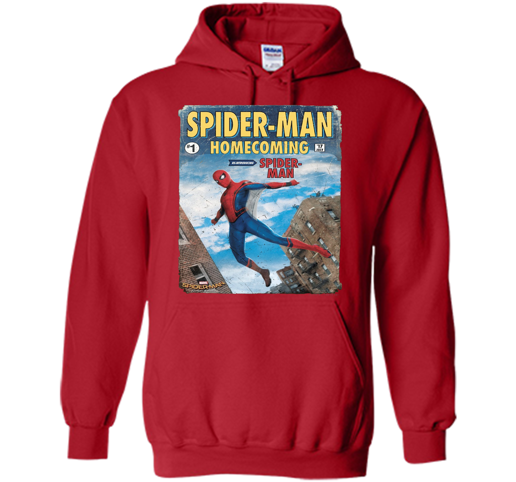 Marvel Spider-Man Homecoming Revamp #1 Issue Graphic T-Shirt t-shirt Red