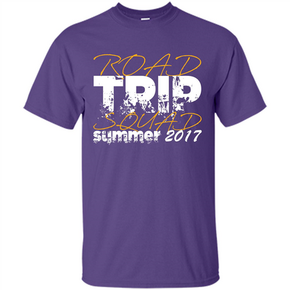 Summer T-shirt Road Trip Squad Summer 2017 Purple