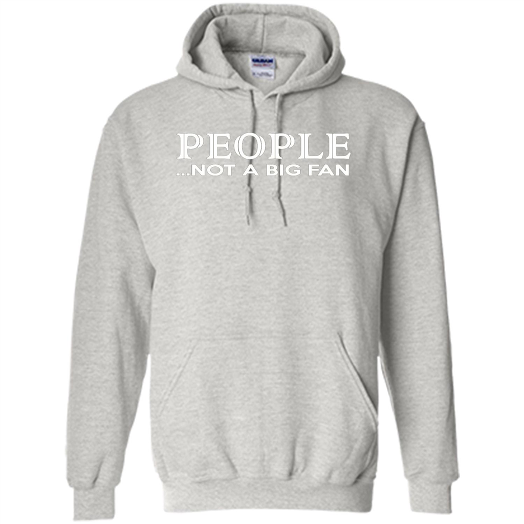People Not a Big Fan shirt Funny Graphic T-shirt Ash