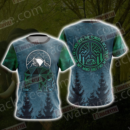 Elephant - To Lose My Mind And Find My Soul And Into The Forest I Go Unisex 3D T-shirt