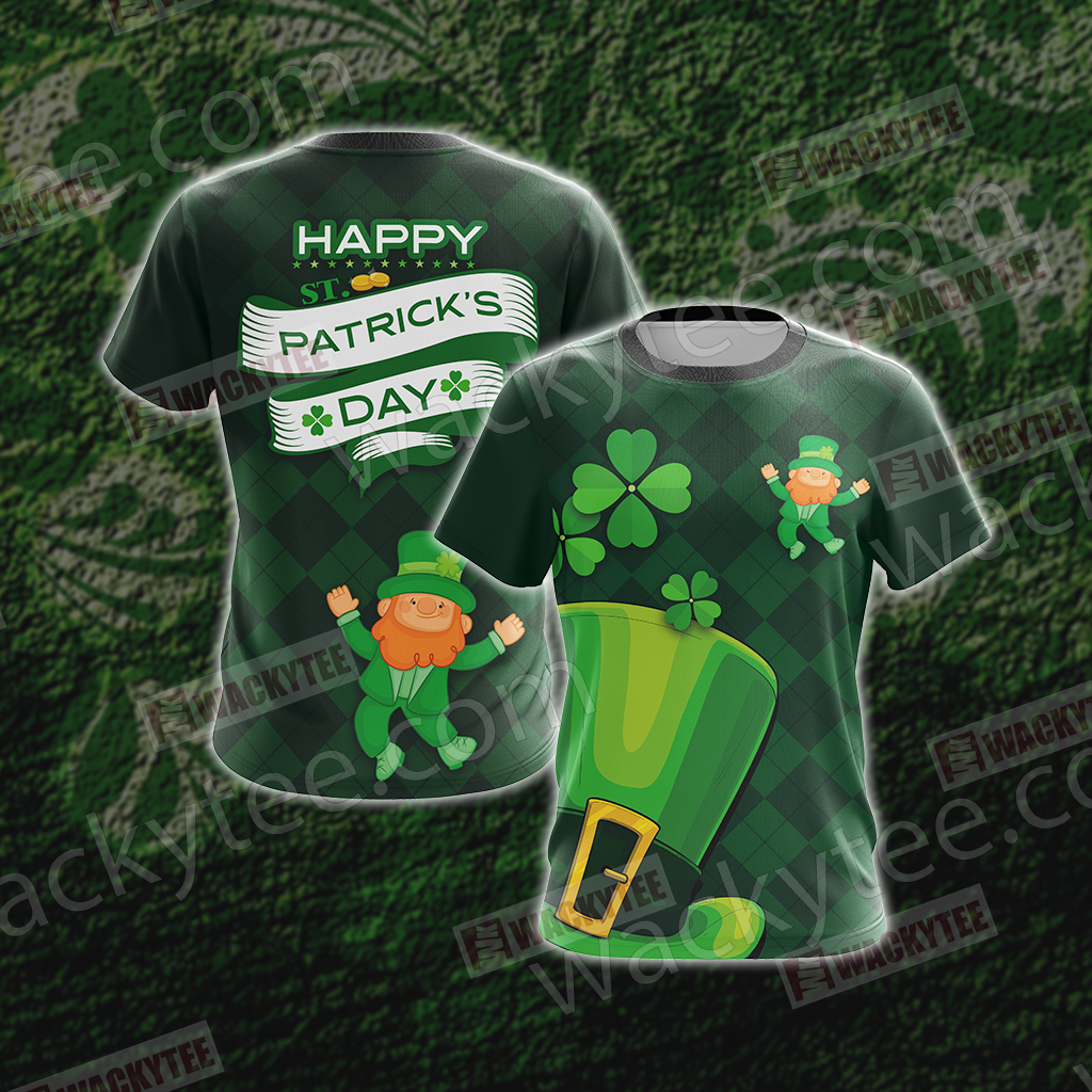 Happy Saint Patrick's Day Unisex 3D T-shirt