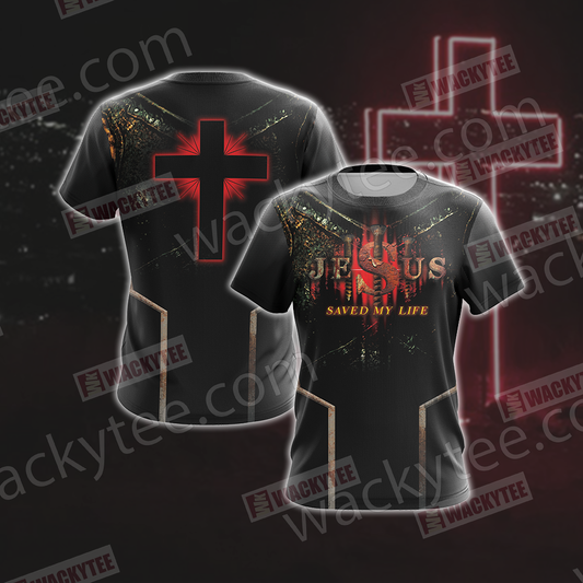 Chirstian Jesus Save My Life Unisex 3D T-shirt