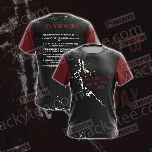 Christian - Seven Godly Sins Unisex 3D T-shirt