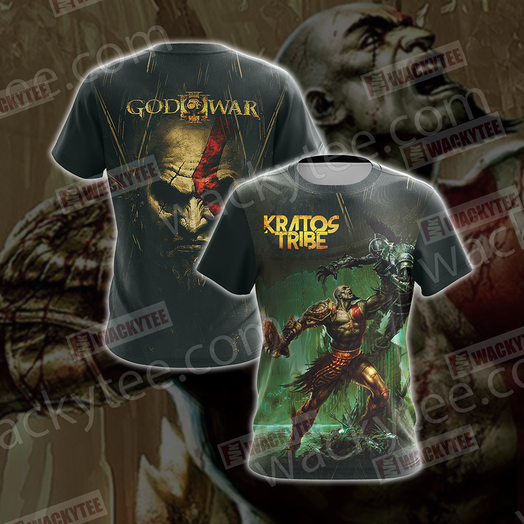 God Of War 3 Kratos Unisex 3D T-shirt