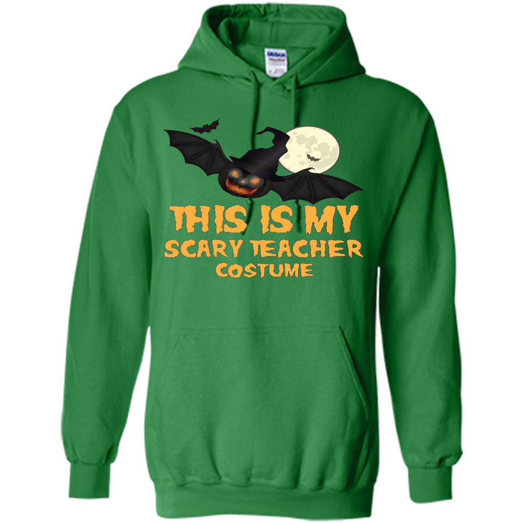 Funny Halloween Teacher T-shirt This is My Scary Teacher Costume Irish Green