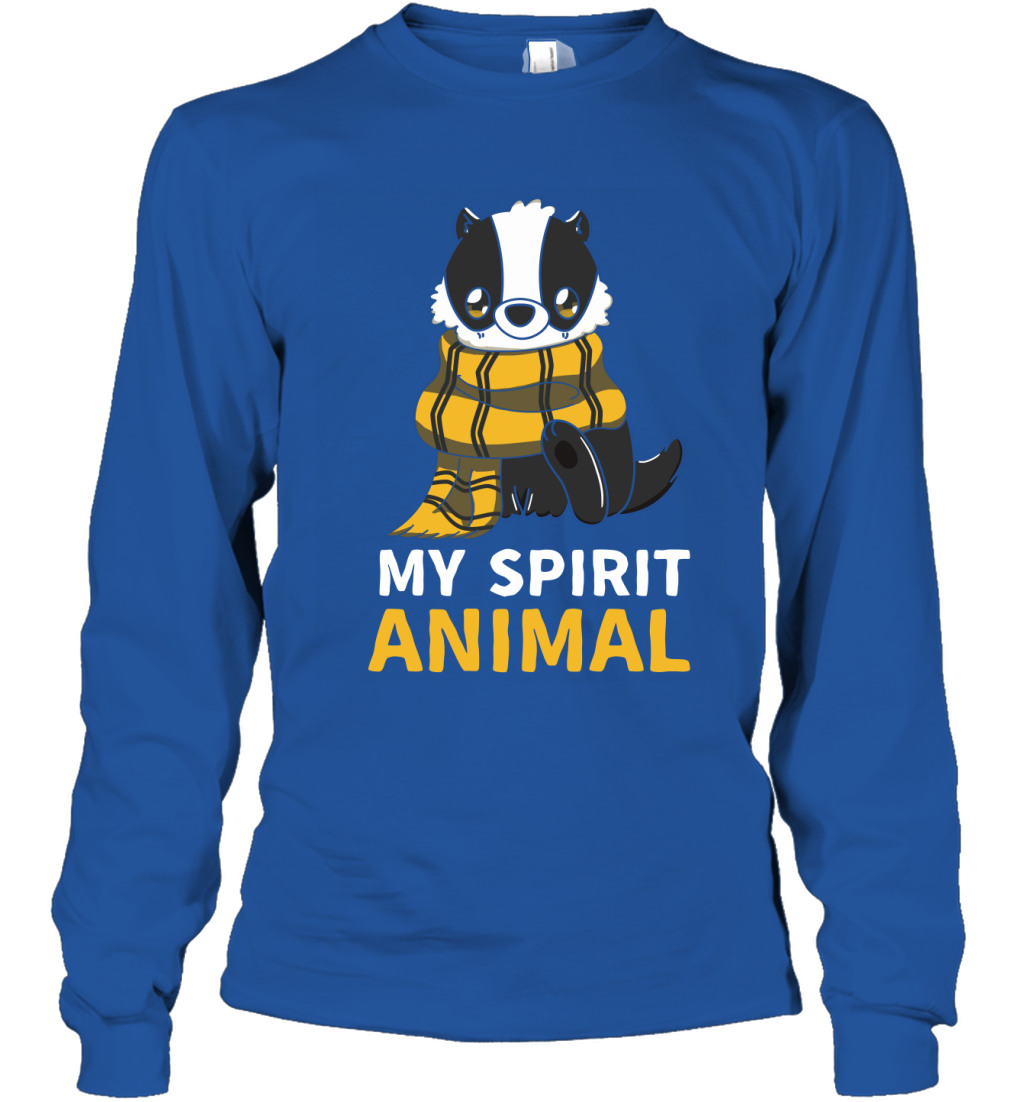 Hufflepuff - My Spirit Animal Harry Potter Long Sleeve T-Shirt Long Sleeve T-Shirt Royal