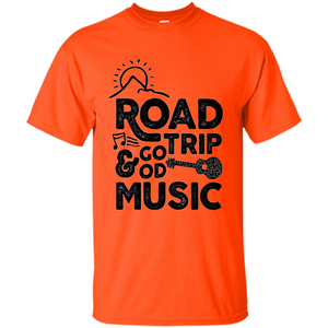 Summer T-shirt Road Trip And Good Music