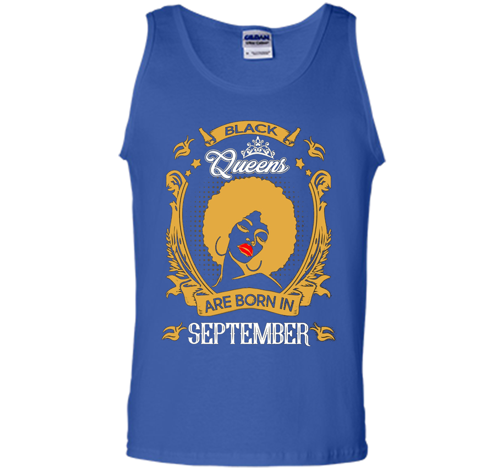 September T-shirt Black Queens Are Born In September T-shirt Royal
