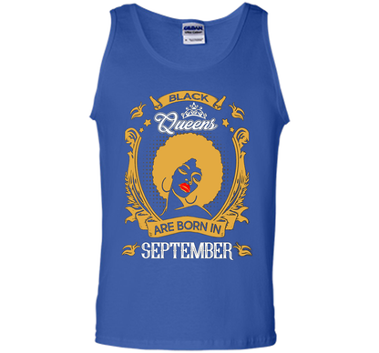 September T-shirt Black Queens Are Born In September T-shirt Royal