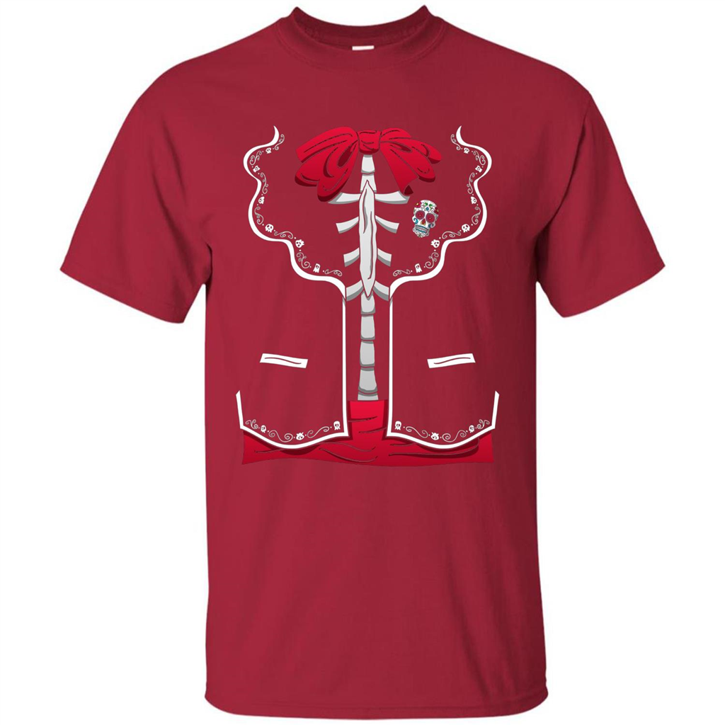 Halloween Costume Dia De Los Muertos T-Shirt Day Of The Dead Cardinal