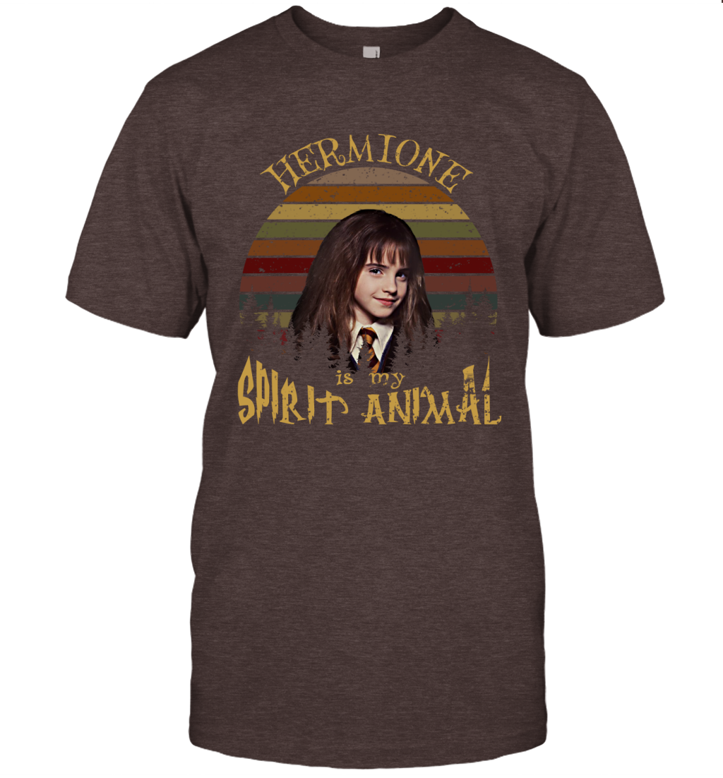 Hermione Is My Spirit Animal Harry Potter Fan T-shirt T-Shirt Dark Chocolate