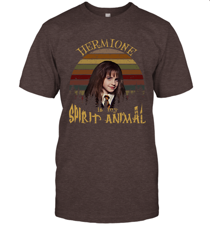 Hermione Is My Spirit Animal Harry Potter Fan T-shirt T-Shirt Dark Chocolate