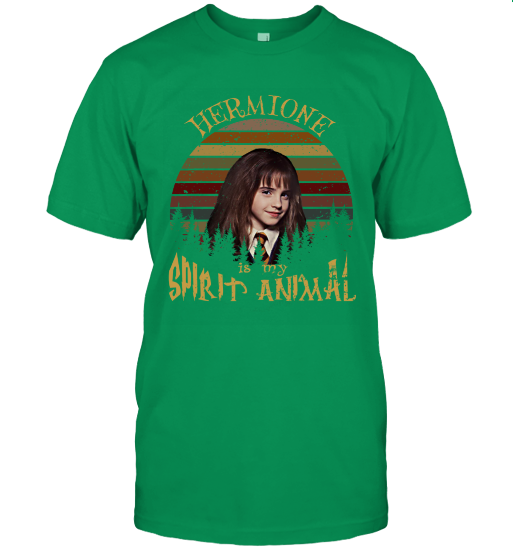 Hermione Is My Spirit Animal Harry Potter Fan T-shirt T-Shirt Irish Green