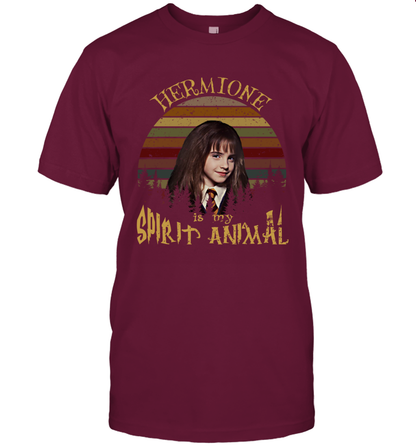 Hermione Is My Spirit Animal Harry Potter Fan T-shirt T-Shirt Maroon