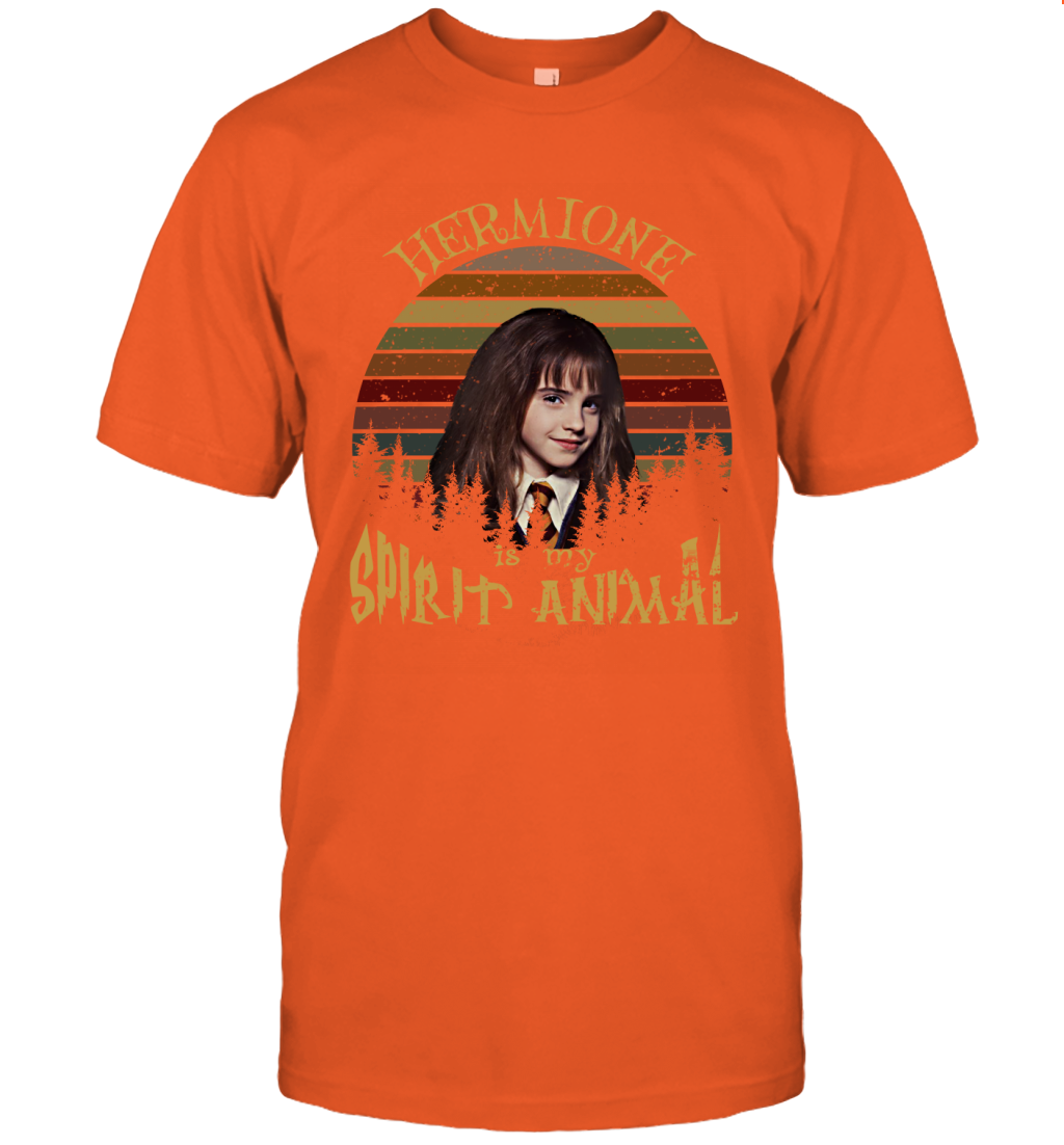 Hermione Is My Spirit Animal Harry Potter Fan T-shirt T-Shirt Orange