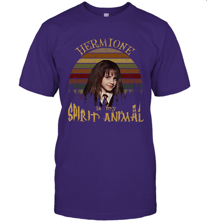 Hermione Is My Spirit Animal Harry Potter Fan T-shirt T-Shirt Purple