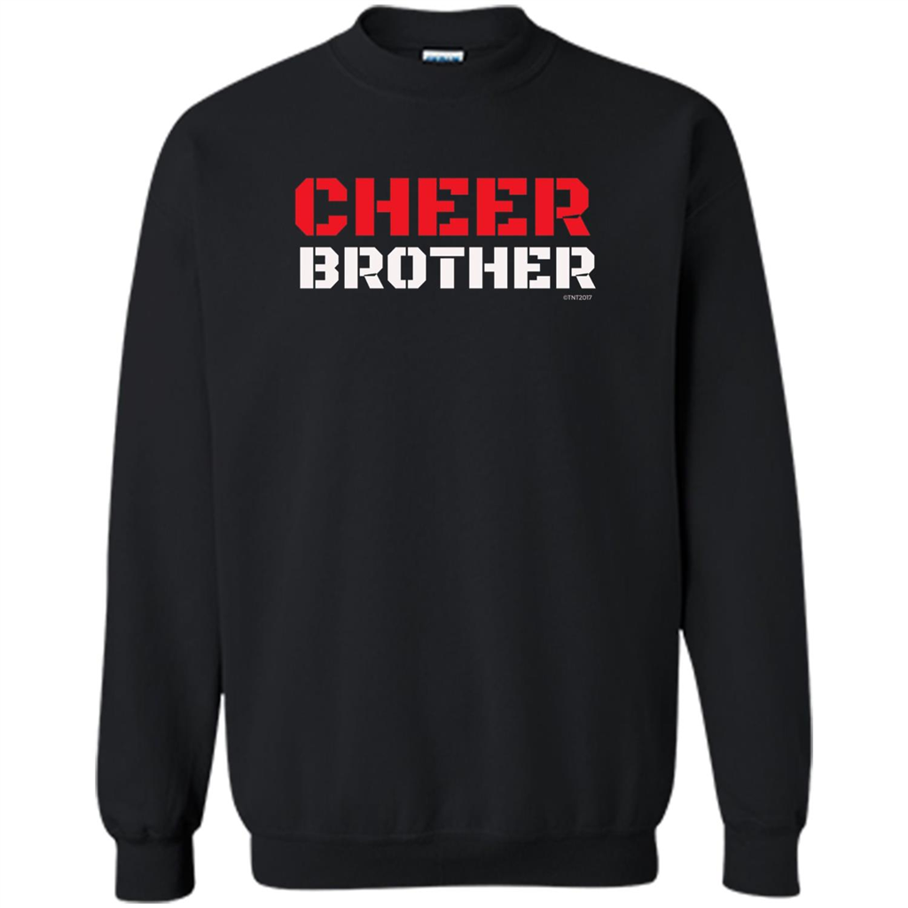 Cheer Brother T-Shirt for Brothers of Cheerleaders Black