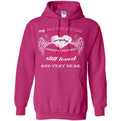 Parent T-shirt My Daughter Walks Beside Me Everyday Unseen T-shirt Heliconia