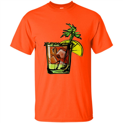 Bloody Mary T-shirt Cocktail Orange