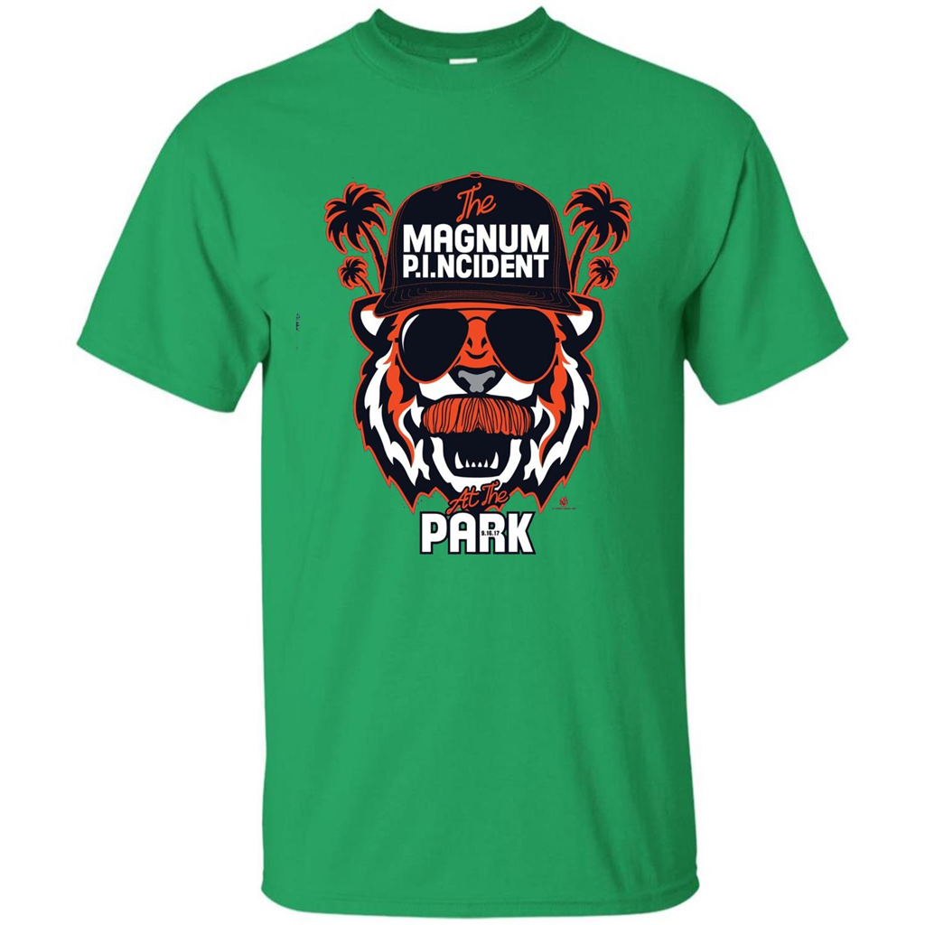 The Magnum P.I.NCIDENT At The Park T-shirt Irish Green
