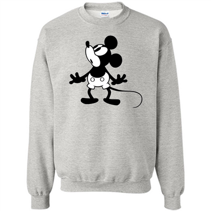 Disney Classic Mickey Mouse Graphic T-shirt Ash