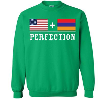 American + Armenian = Perfection Flag T-Shirt t-shirt Irish Green