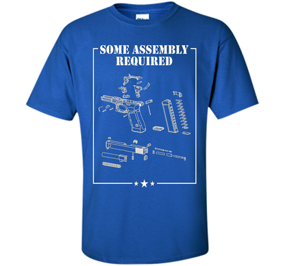 SOME ASSEMBLY REQUIRED SHOOTING RANGE T SHIRT shirt Royal