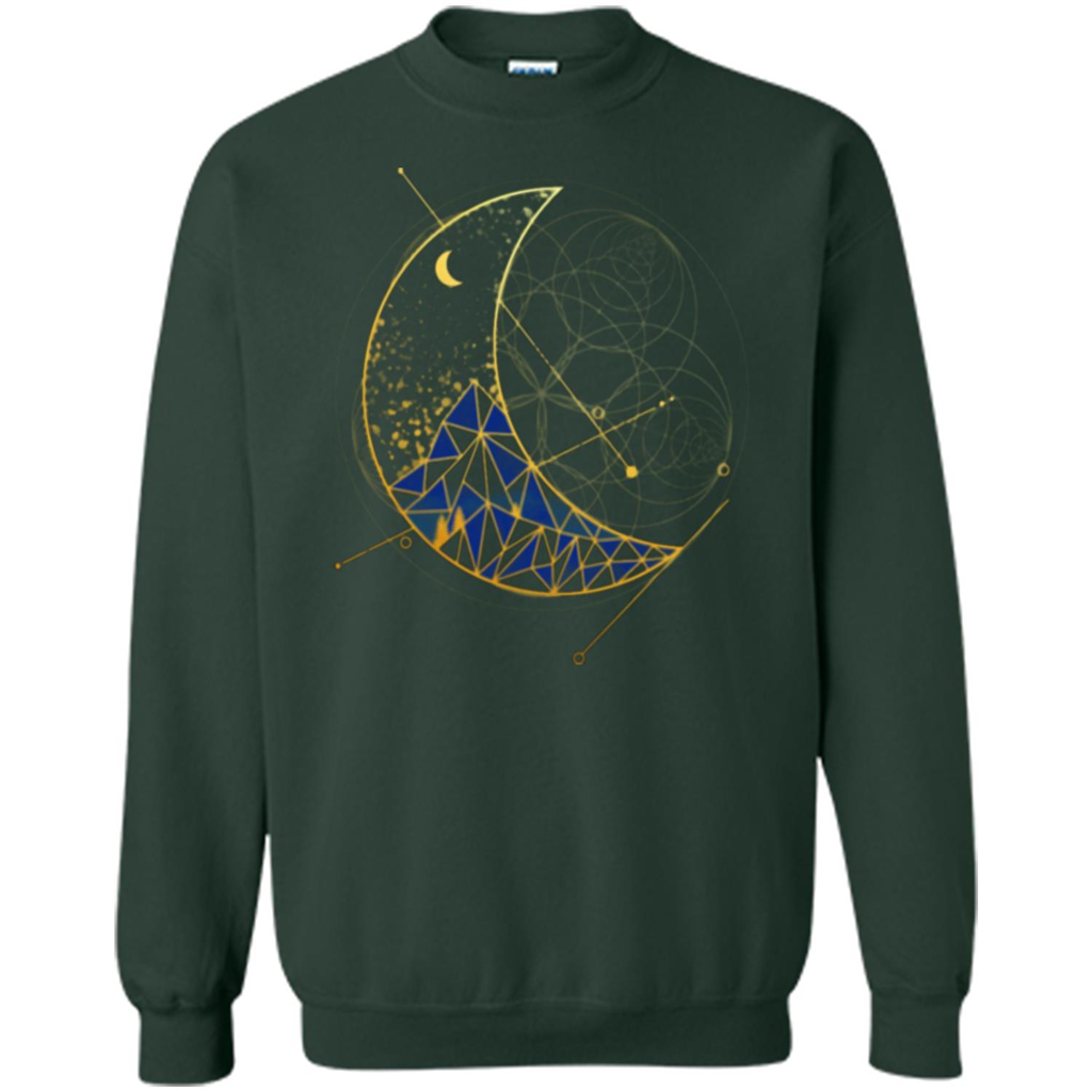 Moon Mountain T-shirt Forest Green