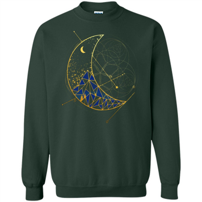 Moon Mountain T-shirt Forest Green