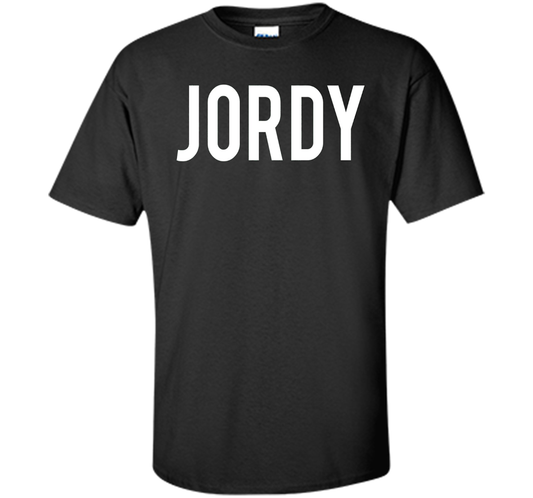 Jordy T Shirt - Cool new funny name fan cheap gift tee shirt Black