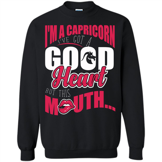 Capricorn T-shirt Im A Capricorn Ive Got A Good Heart Orange