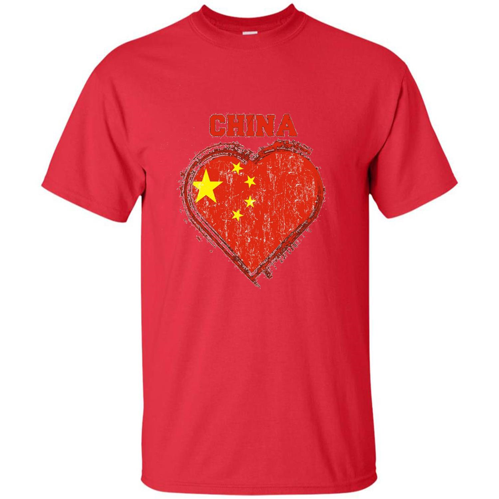 Chinese T-shirt Chinese Flag Shirt Red