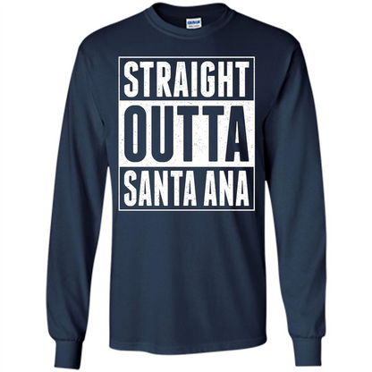 Straight Outta Santa Ana T-shirt Navy